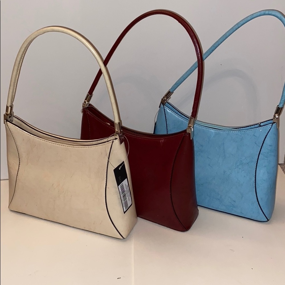 BoGo new marble mixed leather purse